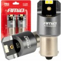 Automobilinė lemputė BA15s (P21W) 12V / 24V  21W AMiO
