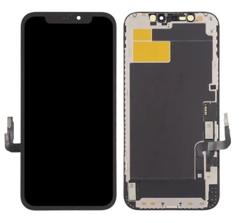 LCD+Touch screen iPhone 12 / 12 Pro juodas Premium OLED (Self-Diagnosable) 
