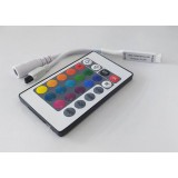 LED juostų valdiklis 5-24V 6A 144W RGB su pulteliu LTC 