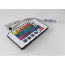 LED juostų valdiklis 5-24V 6A 144W RGB su pulteliu LTC 