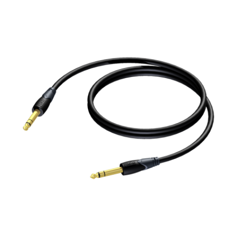 Laidas 6.3mm stereo - 6.3mm stereo 3m Procab