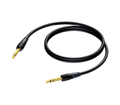 Laidas 6.3mm stereo - 6.3mm stereo 3m Procab