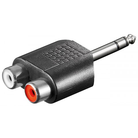 Perėjimas 6.3mm stereo - 2xRCA (K-2L) Goobay