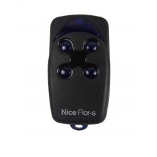 Pultelis vartų automatikai su kintamu - slenkančiu kodu 433.92MHz 4 mygtukai Nice FLO4R-S juodas