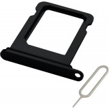 iPhone 13 mini sim kortelės laikiklis (holder) juodas (O)