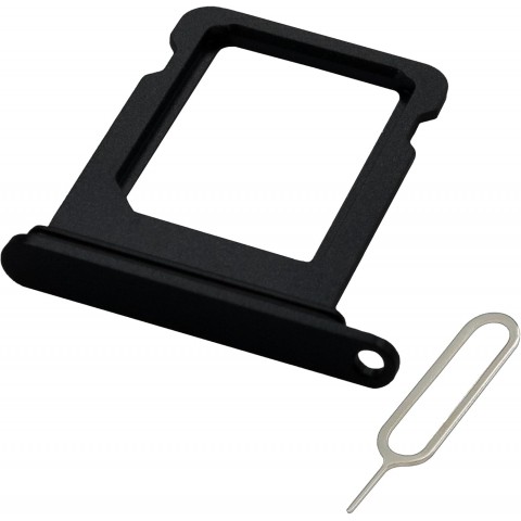 iPhone 13 mini sim kortelės laikiklis (holder) juodas (O)