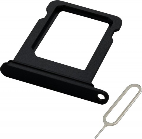 iPhone 13 mini sim kortelės laikiklis (holder) juodas (O)