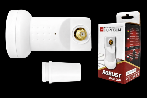 Palydovinės TV konverteris universalus 4K UHD Opticum Single