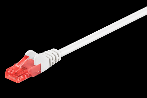 Laidas internetui U/UTP CAT6 20m baltas Goobay