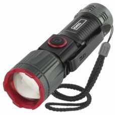 Žibintuvėlis 3.7V 300lm su akumuliatoriumi 700mAh metalinis Emos