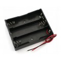Laikiklis baterijoms 3x18650 su laidais