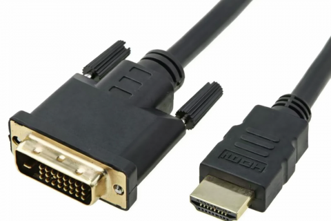 Laidas HDMI - DVI-D 24+1p 1.8m VCOM