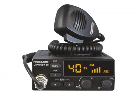 Automobilinė radijo stotelė CB President JIMMY III ASC VOX