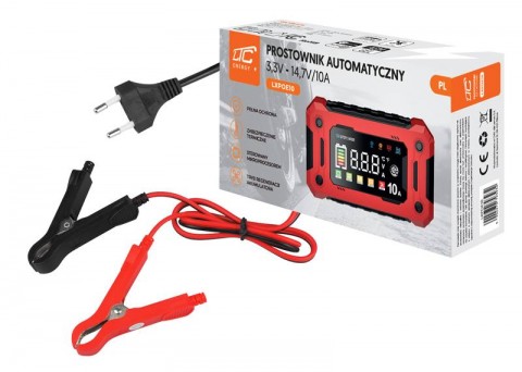 Įkroviklis 220V švino akumuliatoriams automatinis 12V 10A LTC