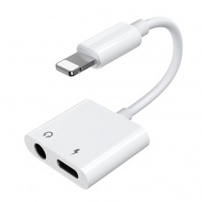 Adapteris iPhone (Lightning) - 3.5mm + iPhone (Lightning) Joyroom S-Y104