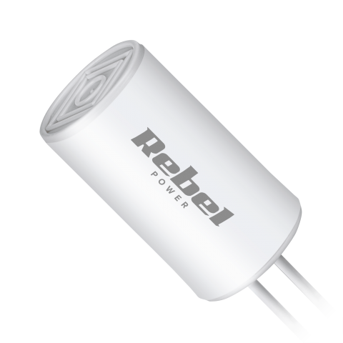 Kondensatorius variklio paleidimui 8.0uF 450V 41X67mm su 2 laidais Rebel