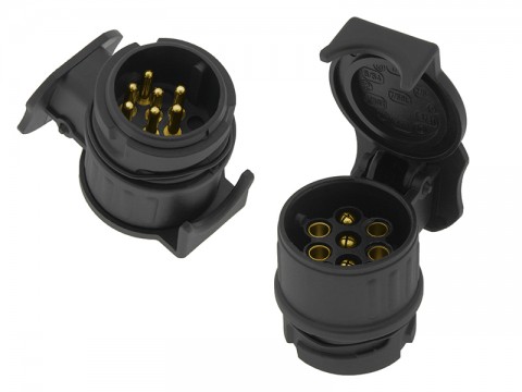 Automobilio priekabos maitinimo perėjimas 7pin į 13pin