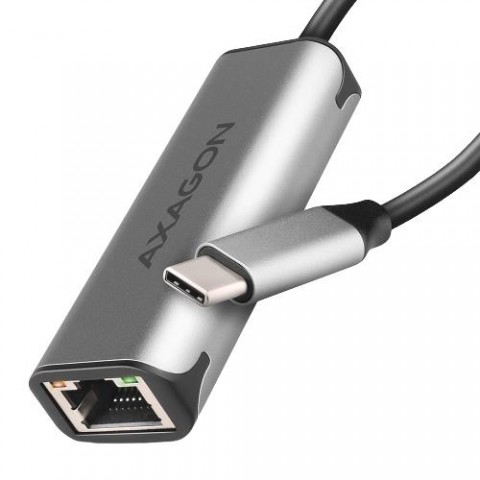 Išorinė USB tinklo plokštė USB C - RJ45 (K-L) 2500Gbps Axagon
