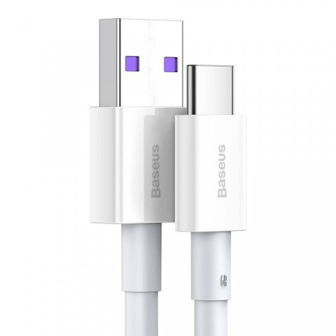 Laidas USB - USB C 1m 66W baltas Baseus CATYS-02