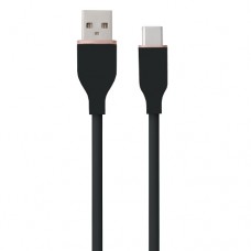 Laidas USB - USB C 3m 18W silikoninis juodas