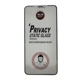 LCD apsauginis stikliukas privatus (Full Privacy) Samsung A376 A37 / A576 A57 5G juodas lenktas