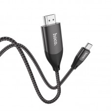 Laidas USB C → HDMI 2m pintas juodas Hoco UA16