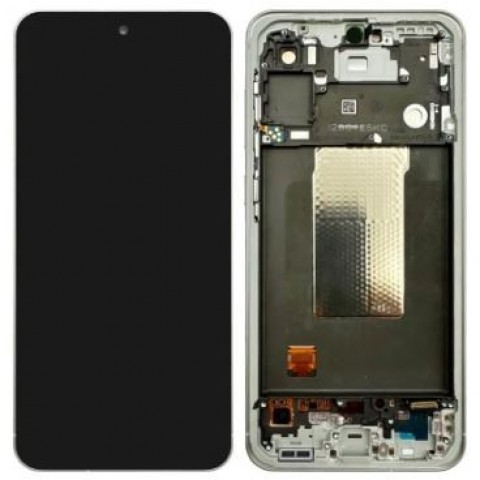 LCD+Touch screen Samsung A566 A56 5G pilkas OLED