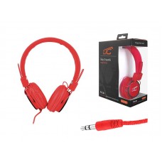 Ausinės su laidu 1.5m raudonos LTC (kištukas 3.5mm)