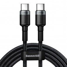 Laidas USB C - USB C 2m 100W 5A juodas Baseus CATKLF-ALG1