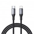 Laidas USB C - iPhone 12 / 13 / 14 8pin (Lightning) 1.2m 30W pintas juodas Joyroom S-A28