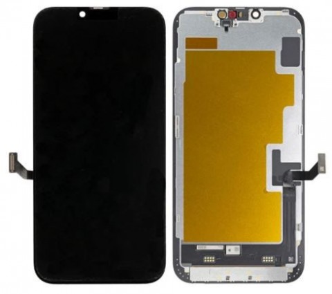 LCD+Touch screen iPhone 14 Plus juodas Premium OLED (Removable IC)