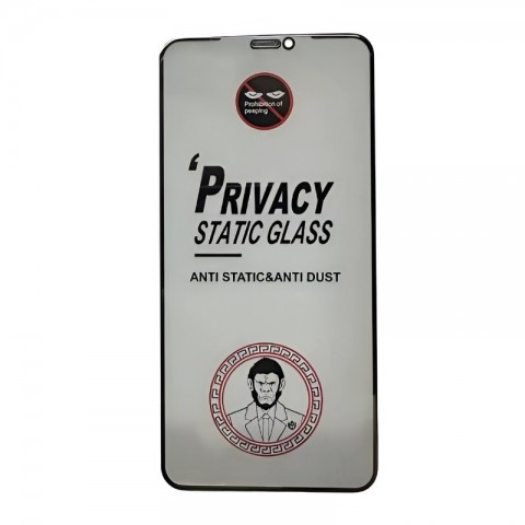 LCD apsauginis stikliukas privatus (Full Privacy) Samsung S948 S26 Ultra juodas lenktas