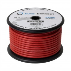 Kabelis maitinimo OFC 4AWG (21.60mm²) varinis (Cu) raudonas PC210FCR