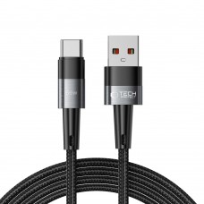 Laidas USB - USB C 66W 2m pintas pilkas Tech-Protect UltraBoost