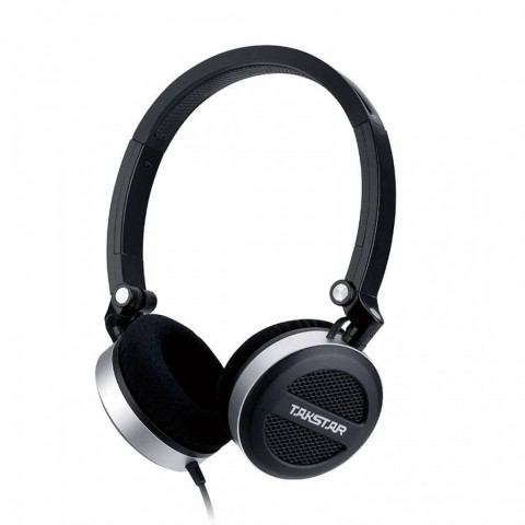 Ausinės su laidu 1.3m ir mikrofonu juodos Takstar ML-720 (kištukas 3.5mm)