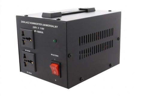 Įtampos keitiklis 220V → 110V 1000V Volt Polska