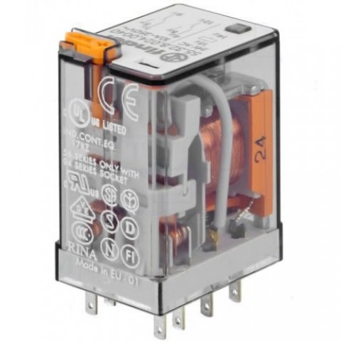 Relė F5532-AC24 (24VAC 10A/250VAC 190R 2U) FINDER