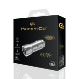 Automobilinis įkroviklis 12-24V 2xUSB C 40W juodas Prestico K8A