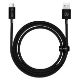 Laidas USB - USB C 60W 3m pintas juodas Blavec CCA-UC3B30
