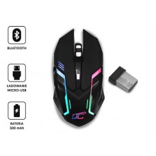 Bevielė optinė pelė 3200dpi su RGB pašvietimu LTC