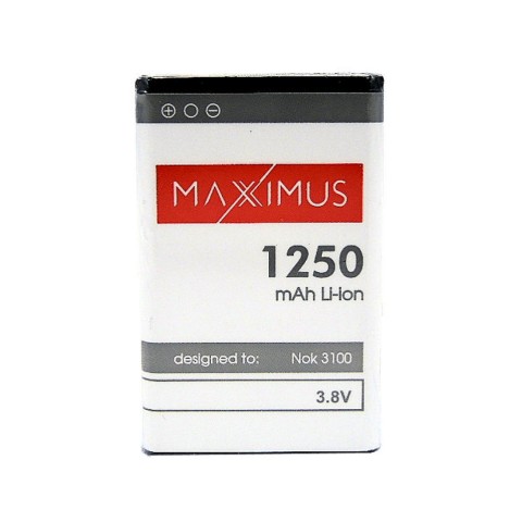 Akumuliatorius BL-5C Nokia 3100 1250mAh Maxximus