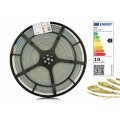 LED juosta COB 12V 9.6W/m hermetiška IP67 šiltai balta 3000K 1m 