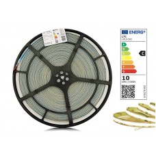 LED juosta COB 12V 9.6W/m hermetiška IP67 šiltai balta 3000K 1m 