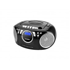 Muzikos grotuvas su kasetėmis Boombox FM, CD, MP3, USB, AUX Hyundai TRC788AU3BS juodas