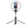 Lazda asmenukei (selfie stick) - trikojis stovas su LED lempa ir nuimamu Bluetooth mygtuku Blavec RLP55-TRB23