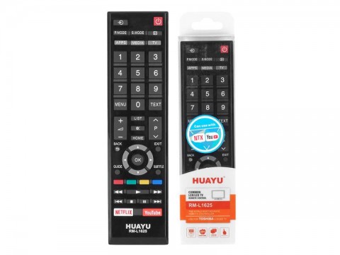 TV pultas Toshiba RM-L1625 (CT-8528, CT-8054) (Netflix, Yotube) universalus TV pultas Toshiba RM-L1625 (CT-8528, CT-8054) (Netflix, Yotube) universalus