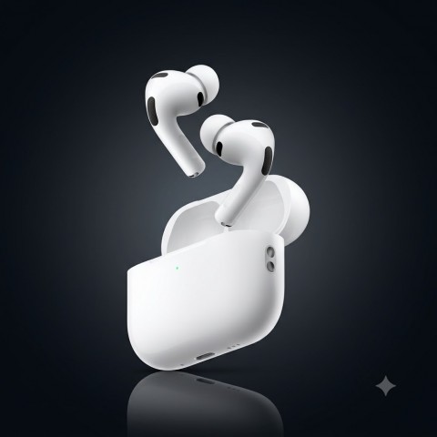Bevielės ausinės - laisvų rankų įranga Apple Airpods 3 Pro MFHP4 (2 karta)
