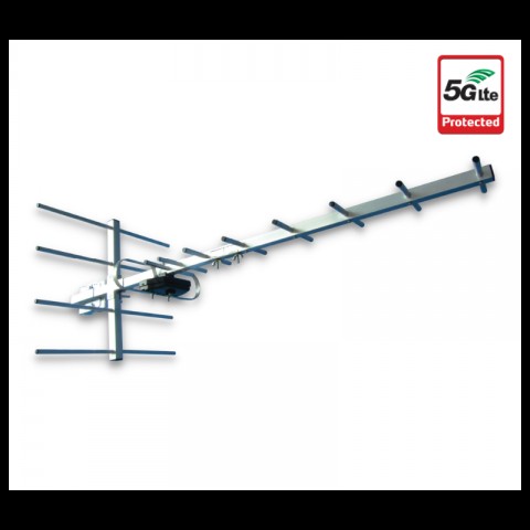 TV antena lauko T-1013 be stiprintuvo 13dB su 5G LTE filtru eStar