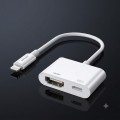 Perėjimas iPhone (8pin Lightning) → HDMI + iPhone (8pin Lightning) (K-L-L) Joyroom S-H141