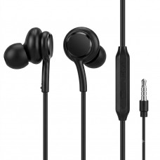 Ausinės - laisvų rankų įranga 3.5mm juodos Joyroom JR-EW02